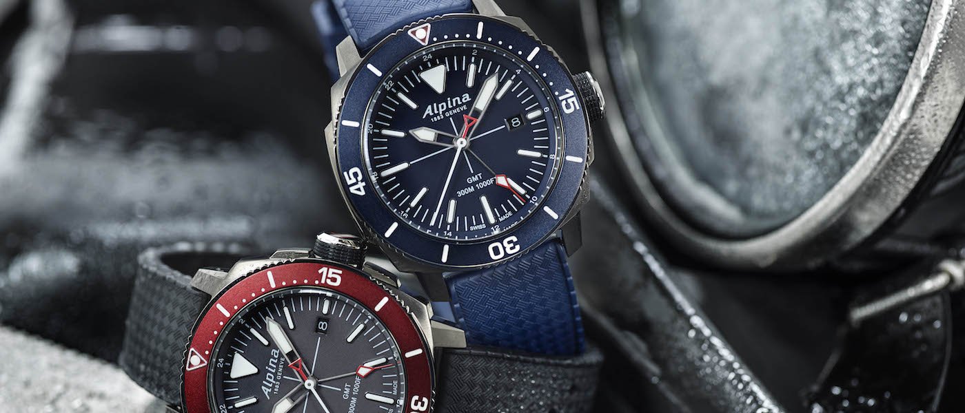 Крупным планом: часы Seastrong Diver GMT от Alpina
