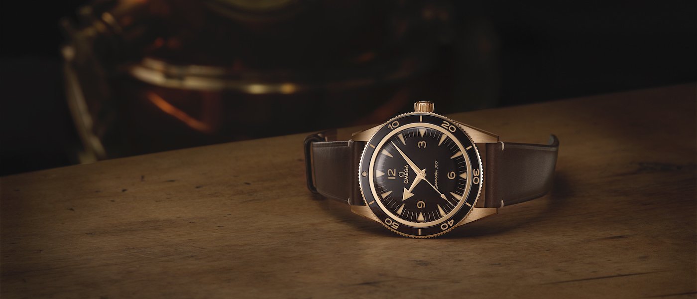 Представляем новые часы Seamaster 300 от Omega в бронзовом золоте