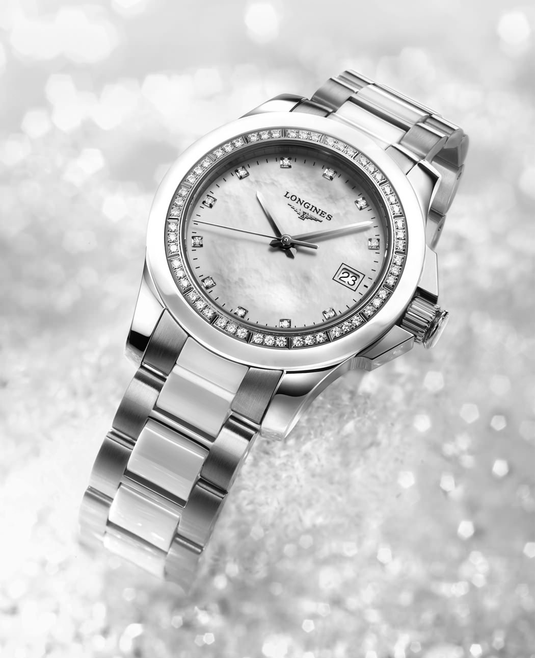 LADIES DIAMOND CONQUEST (WHITE) от Longines