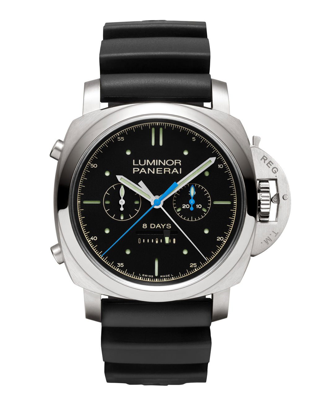 LUMINOR 1950 RATTRAPANTE 8 DAYS TITANIO – 47mm от Panerai