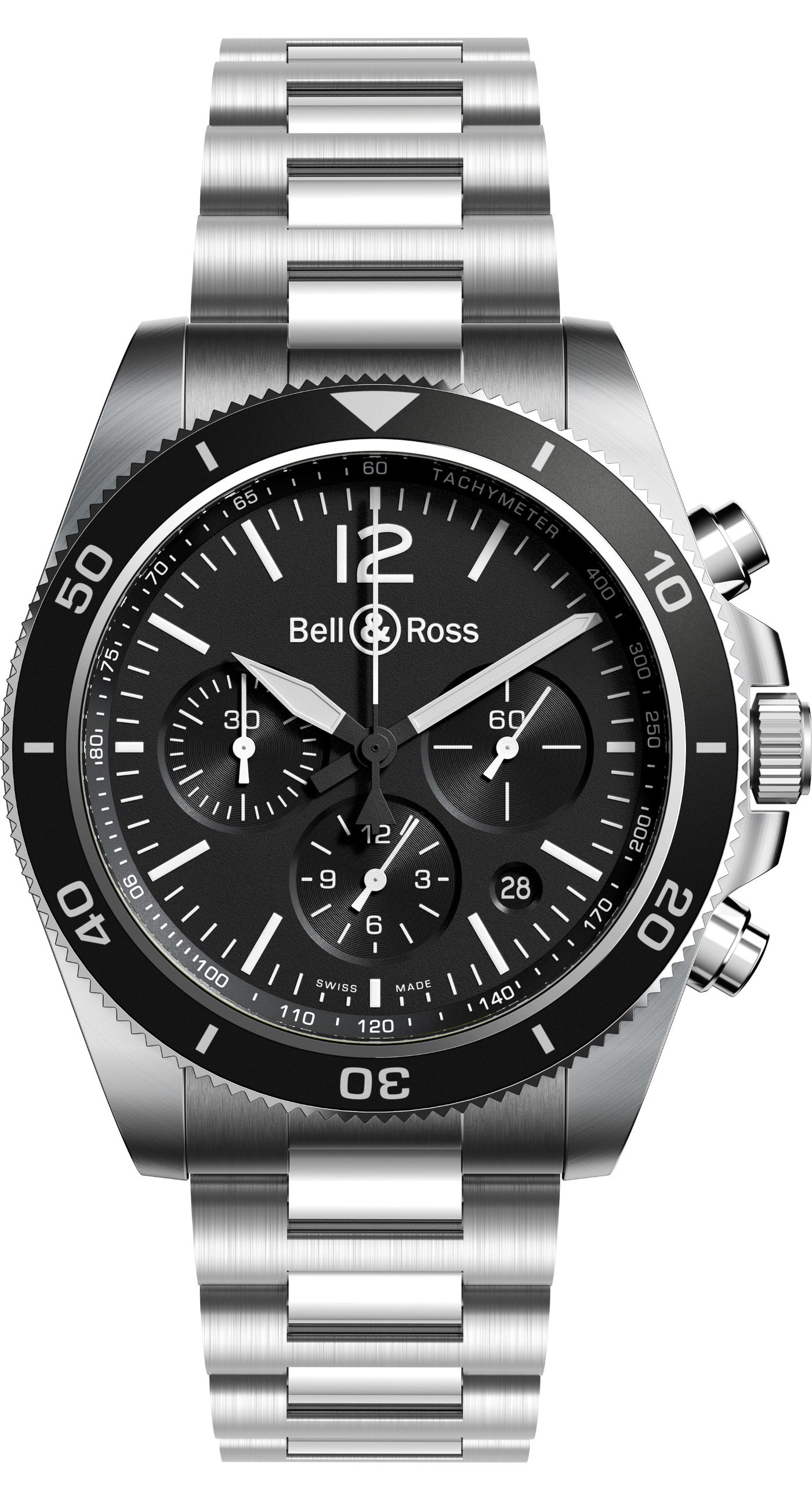 Bell & Ross BR V3-94 Black Steel