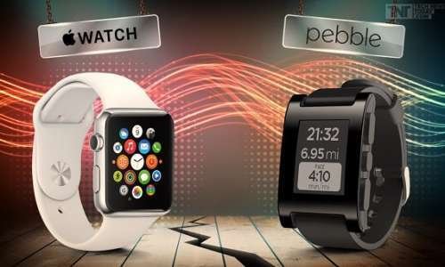 Противостояние умных часов: Apple vs Pebble