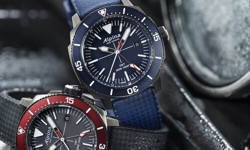 Крупным планом: часы Seastrong Diver GMT от Alpina