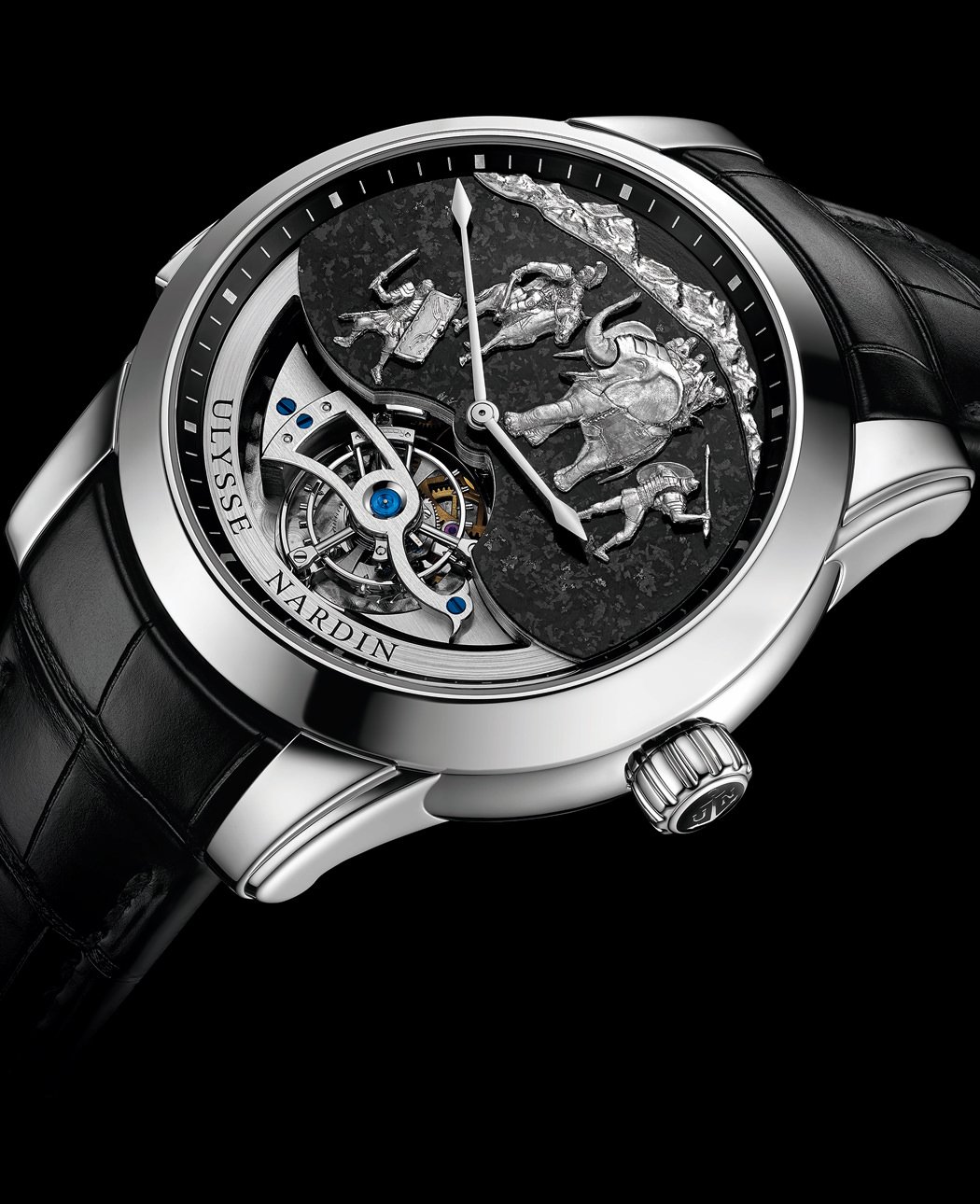HANNIBAL MINUTE REPEATER WESTMINSTER CARILLON TOURBILLON JAQUEMARTS OT Ulysse Nardin
