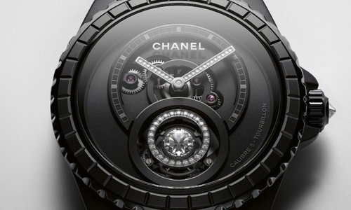 Бриллиантовый турбийон Chanel J12: парящий солитер
