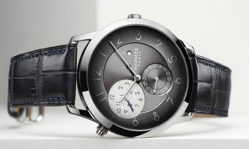 Серая меланхолия: новая модель Slim d'Hermès GMT