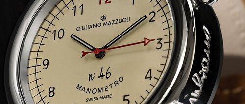 Часы Manometro Джулиано Маззуоли сделаны по мотивам манометра