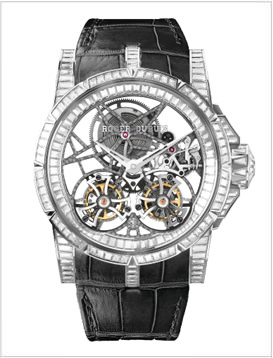 Excalibur 45 double flying tourbillon skeleton от Roger Dubuis