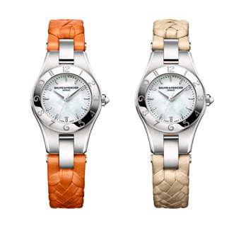Две новые модели Linea, созданные Baume & Mercier в сотрудничестве с актрисой Эммануэль Шрики