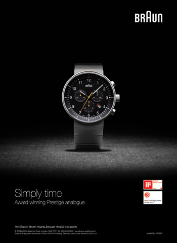 Аналоговые часы BN0095 от Braun