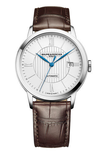 Часы Classima Men Steel Automatic, ремешок из кожи аллигатора - 10214