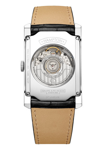Часы Hampton Automatic 10155 от Baume & Mercier (вид сзади)