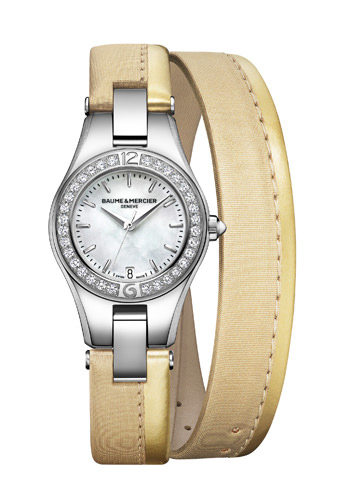Глянцевый золотой ремешок Linea от Baume & Mercier