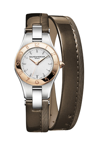 Темный шоколадный ремешок Linea от Baume & Mercier