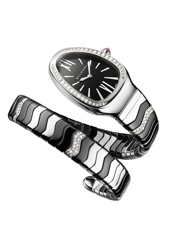 Часы Serpenti Spiga от Bulgari (простая спираль)