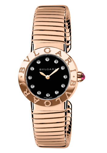 Bulgari Bulgari Tubogas (розовое золото и бриллианты)