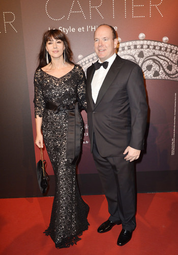 Моника Белуччи (Monica Bellucci) и принц Монако Альберт (Prince Albert de Monaco) на Private Opening