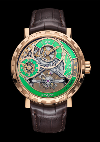 Часы Academia Grand Tourbillon от DeWitt (зеленый)