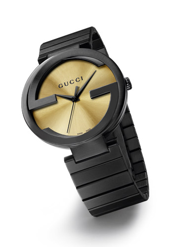 Часы Gucci Grammy® Interlocking с циферблатом Grammium