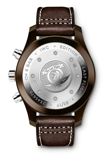 Часы The Last Flight от IWC (регистрационный номер IW388005) (вид сзади)
