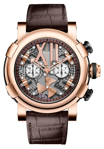 Часы Steampunk Chrono Full Red от RJ-Romain Jerome