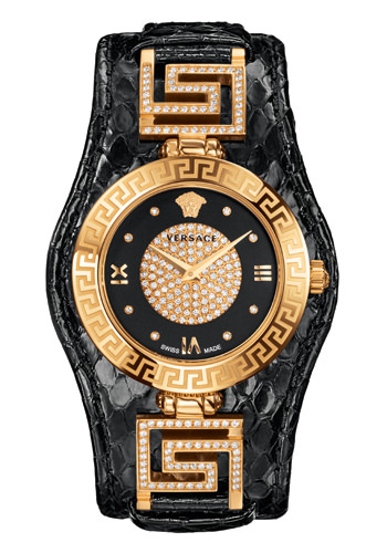 Часы V-Signature Christmas Edition (черные) от Versace