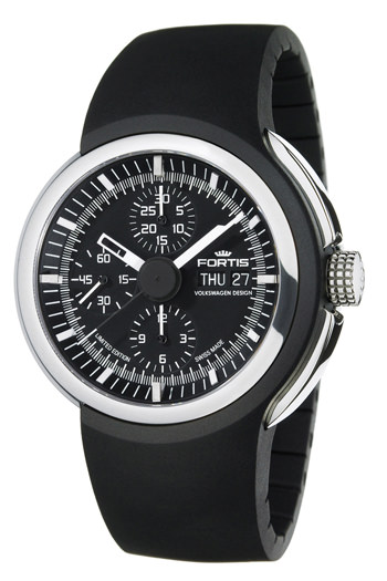 Spaceleader Chronograph от Fortis (черный циферблат)