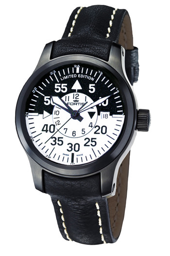 Часы 672.18.11 L.01 B-42 Black Cockpit GMT от Fortis (ремешок из телячьей кожи высшего сорта)