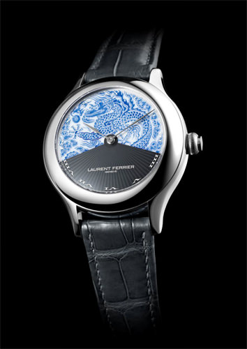 Часы Galet Secret от Laurent Ferrier с фарфоровым циферлатом Meissen 