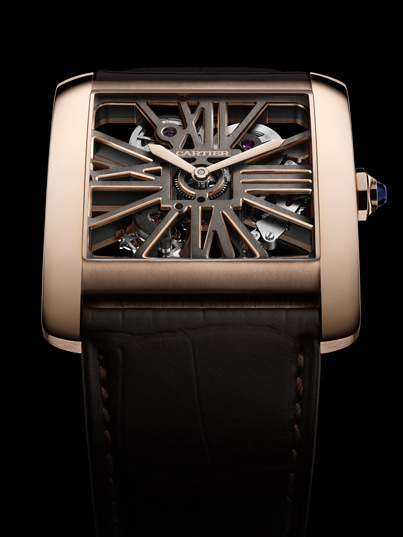 Часы Tank MC Two-Tone Skeleton от Cartier