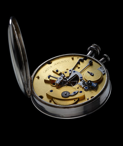 Вид на механизм Louis Moinet - «compteur de tierces»