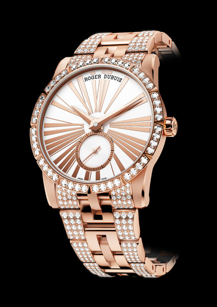 Excalibur 36 от Roger Dubuis в корпусе из розового золота, инкрустированном бриллиантами