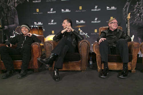 Depeche Mode: (слева направо) Мартин Гор, Дейв Гаан и Энди Флетчер