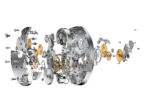 Макет калибра RD620 марки Roger Dubuis