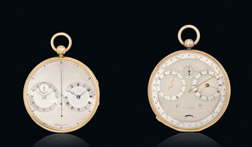 Двое часов Breguet, приобретенных для Музея Breguet
