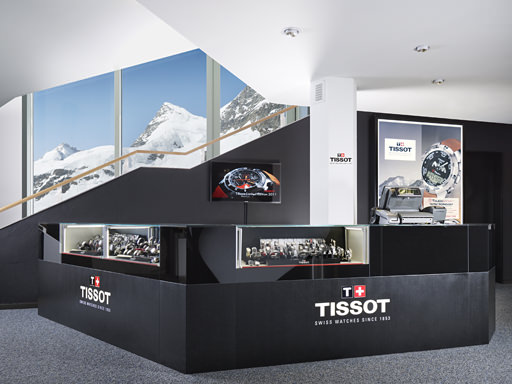 Новый бутик Tissot на перевале Юнгфрауйох (Jungraujoch)