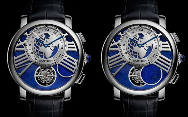 Модель Rotonde de Cartier Earth and Moon watch