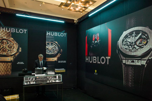 Стенд Hublot на Zürich Watch & Jewellery Exhibition