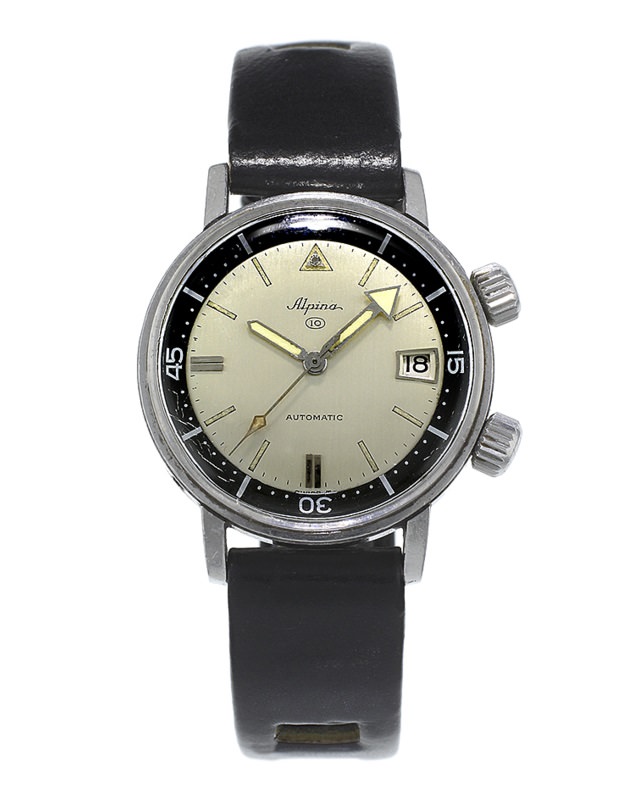 Часы Seastrong 10 diver 1969-го года от Alpina