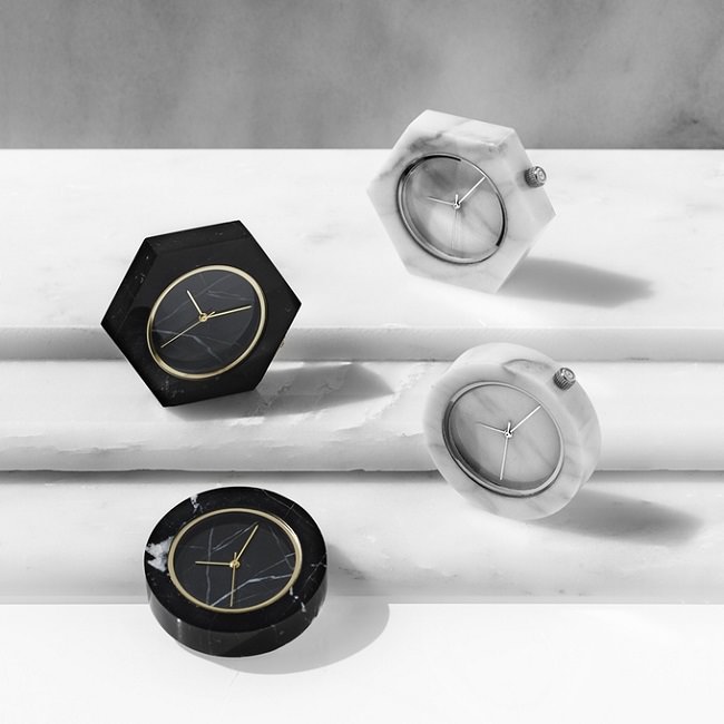 Мраморные часы Mason Watch