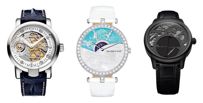 Часы, переданные в дар ONLY WATCH 2013 от Armin Strom, Van Cleef & Arpels, Maurice Lacroix