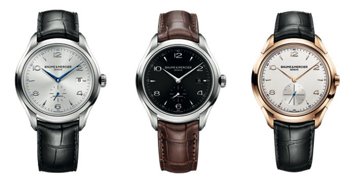 Слева направо: Clifton 10052, Clifton 10053 и Clifton 10060 от Baume & Mercier