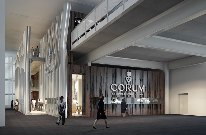 Дизайн нового стенда Corum 