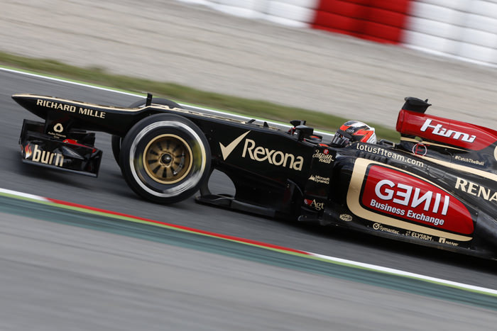 Логотип Richard Mille теперь можно увидеть на борту машины E21 Lotus F1
