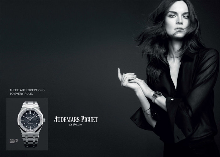 Рекламная кампания Audemars Piguet 2014 при участии Анук Лепер
