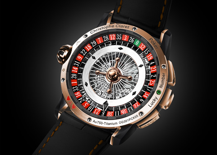 Модель Poker от Christophe Claret (задняя крышка корпуса)