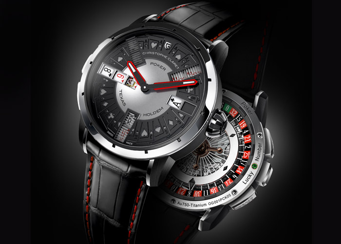 Модель Poker от Christophe Claret (вид спереди и сзади)