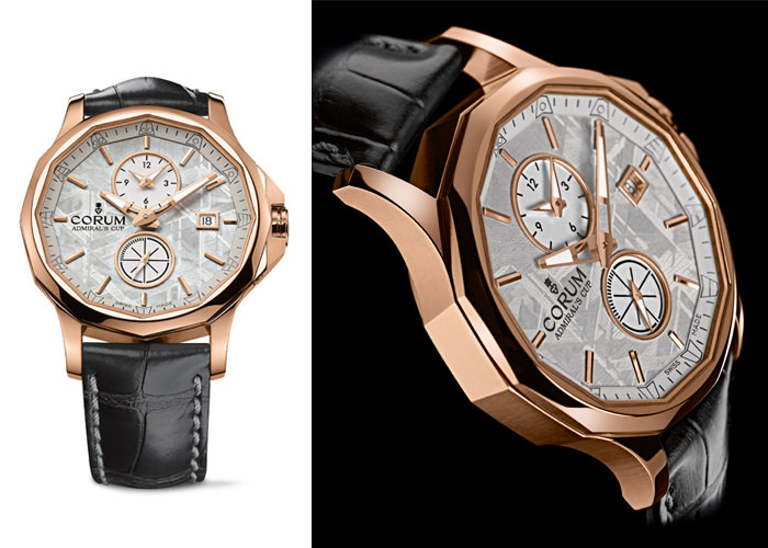 Admiral's Cup Legend 42 Meteorite Dual Time от Corum