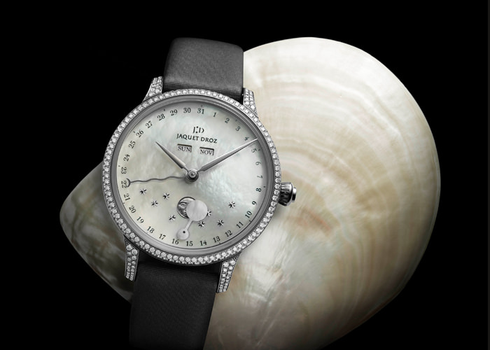 Часы с перламутром Eclipse Mother-of-Pearl от Jaquet Droz