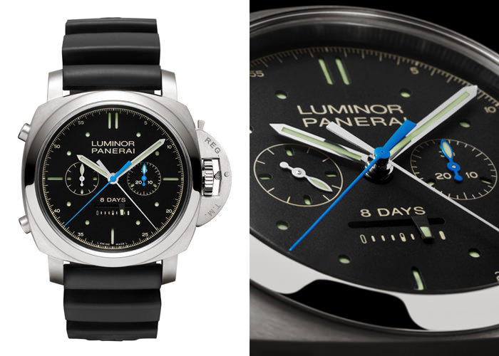 Panerai Luminor 1950 Rattrapante 8 Days Titanio (47 мм)